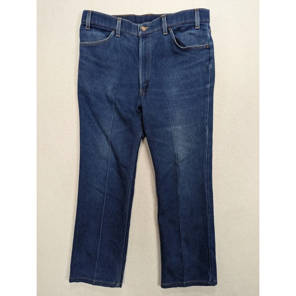 Levis 547 Mens Action Jeans Size 38 x 30 Cotton Blend Blue